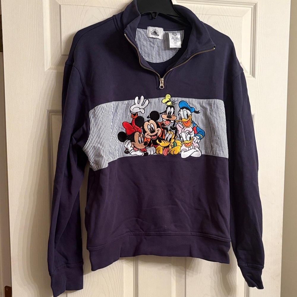 Disney  Zip-Up Sweater with Mickey and Friends